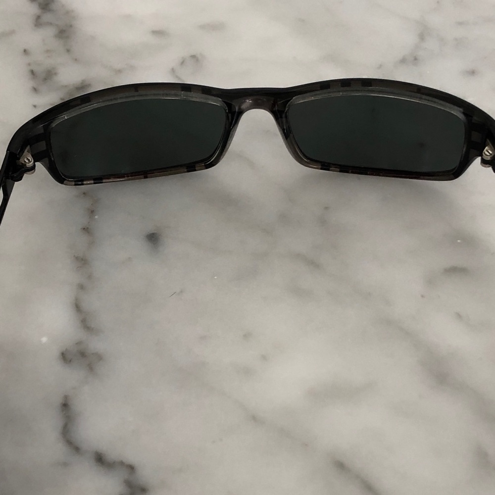 Black Burberry Rectangle Sunglasses - image 6